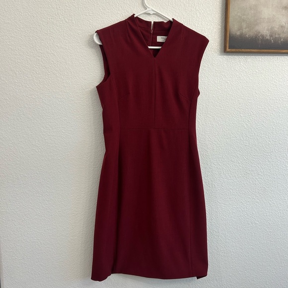MM Lafleur Dresses & Skirts - MM Lafleur Rich Burgundy Mini Dress size 6